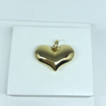 Pingente Coração G Folheado a Ouro 18K